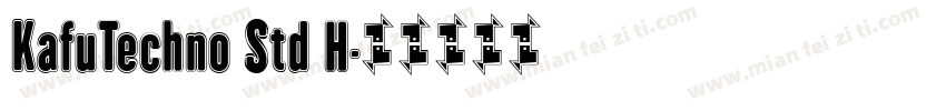 KafuTechno Std H字体转换